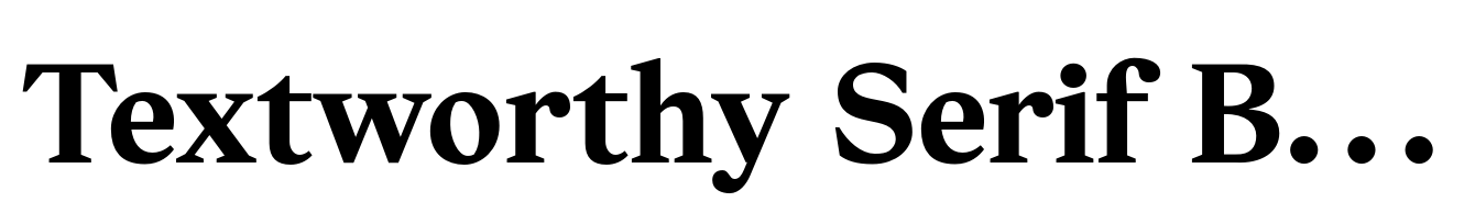 Textworthy Serif Bold